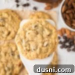 An Almond Joy Cookie on a spatula