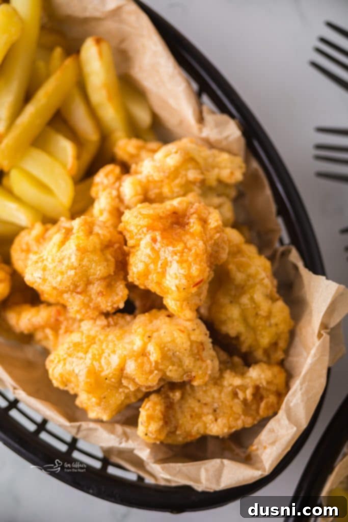 Hot Honey Glazed Crispy Popcorn Chicken 2 Crispy Hot Honey Popcorn Chicken drizzled with sauce