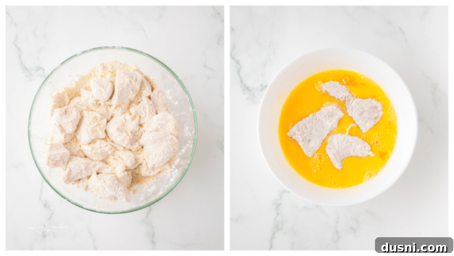 Hot Honey Glazed Crispy Popcorn Chicken 6 Diced chicken coated in dry mixture