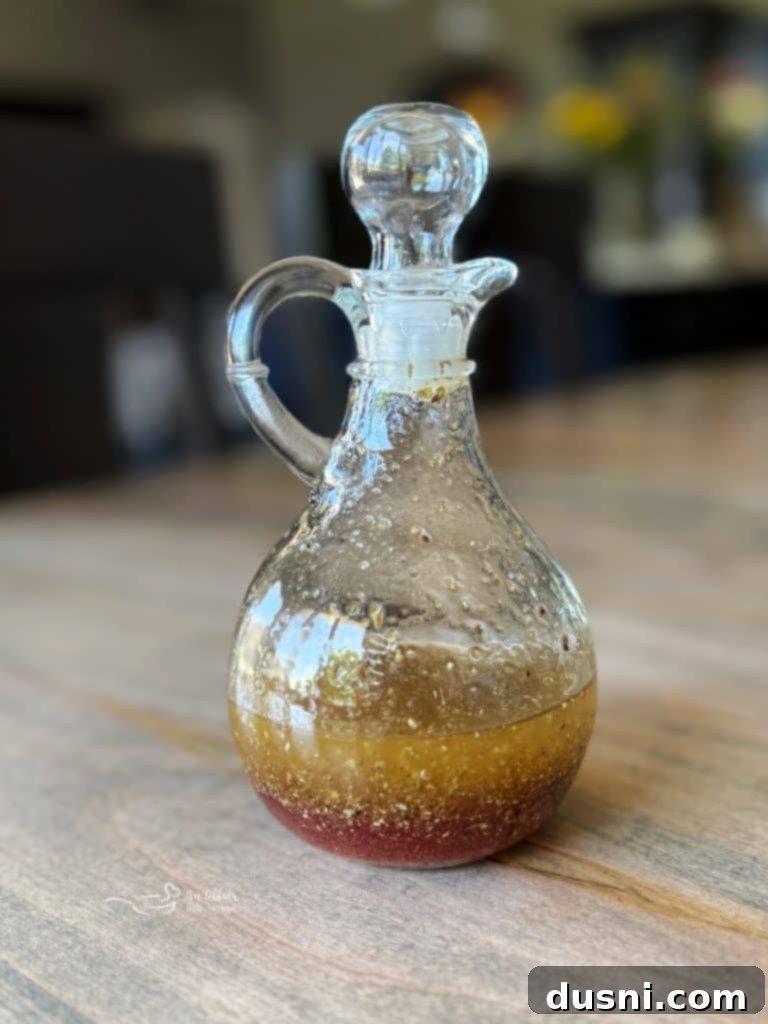Ingredients for homemade Mediterranean dressing laid out
