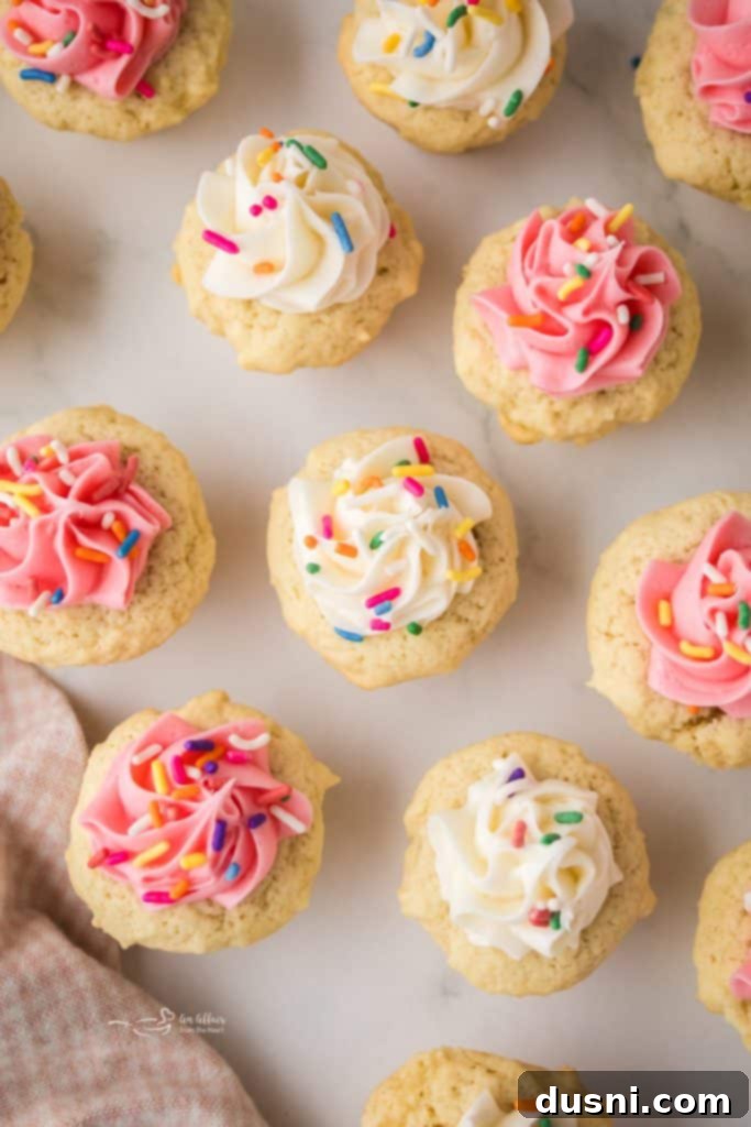 Delicious Frosted Sugar Cookie Cups 5 Ingredients for sugar cookie cups laid out on a table.