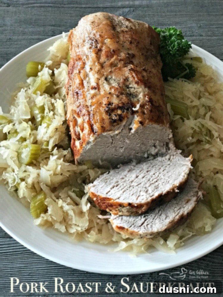 Pork Roast & Sauerkraut, hero shot