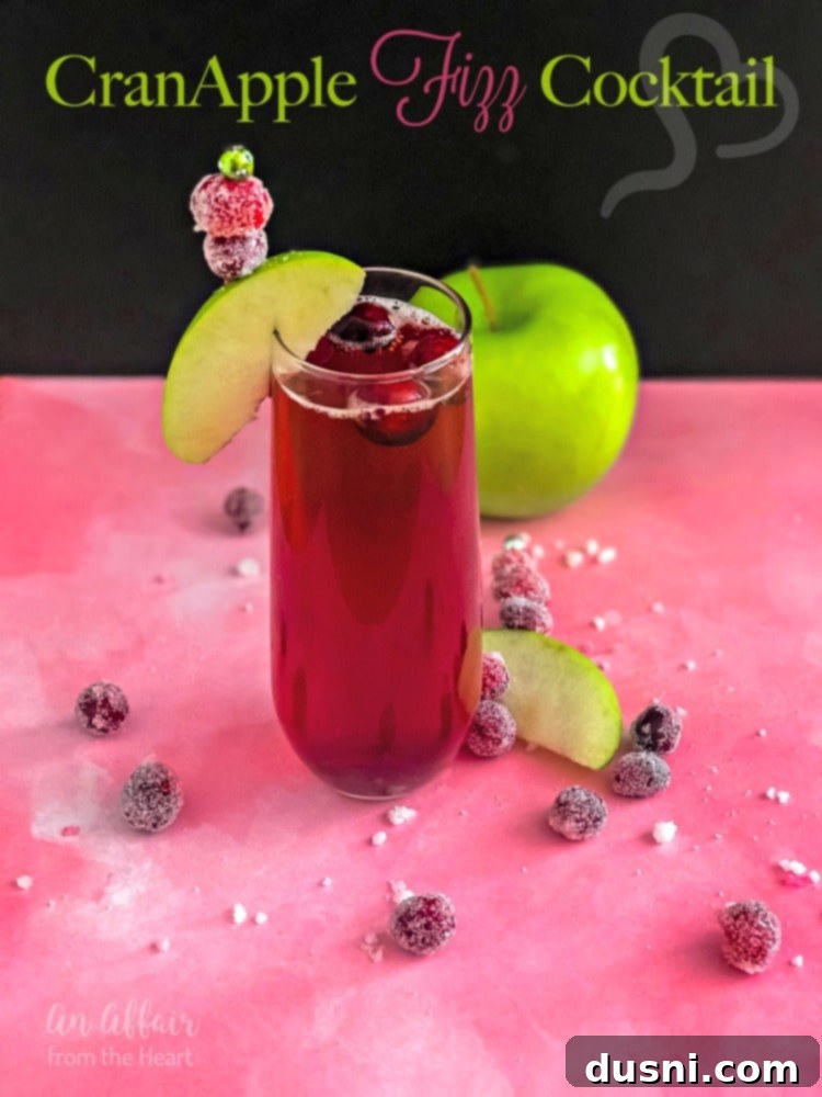 Ruby Apple Sparkler 10 CranApple Fizz Cocktail hero shot