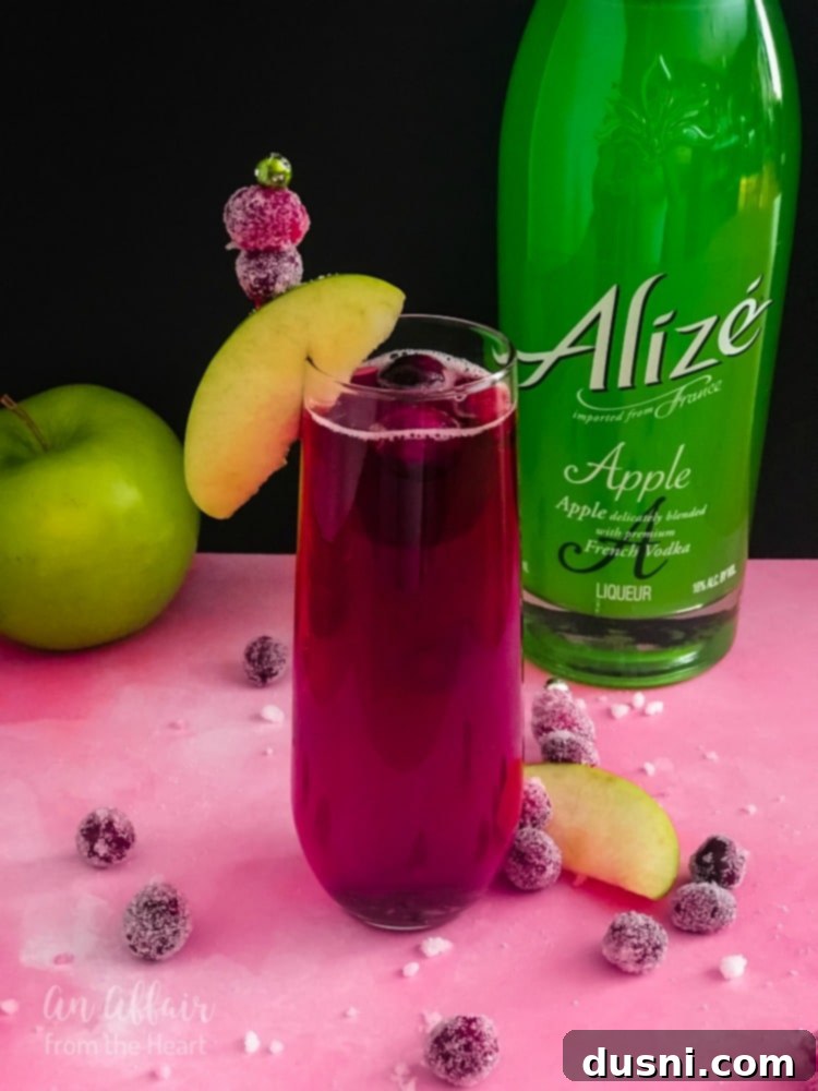 Ruby Apple Sparkler 4 CranApple Fizz Cocktail
