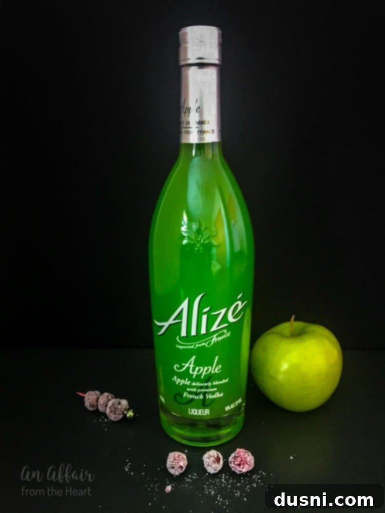Ruby Apple Sparkler 5 CranApple Fizz Cocktail with Alizé Apple