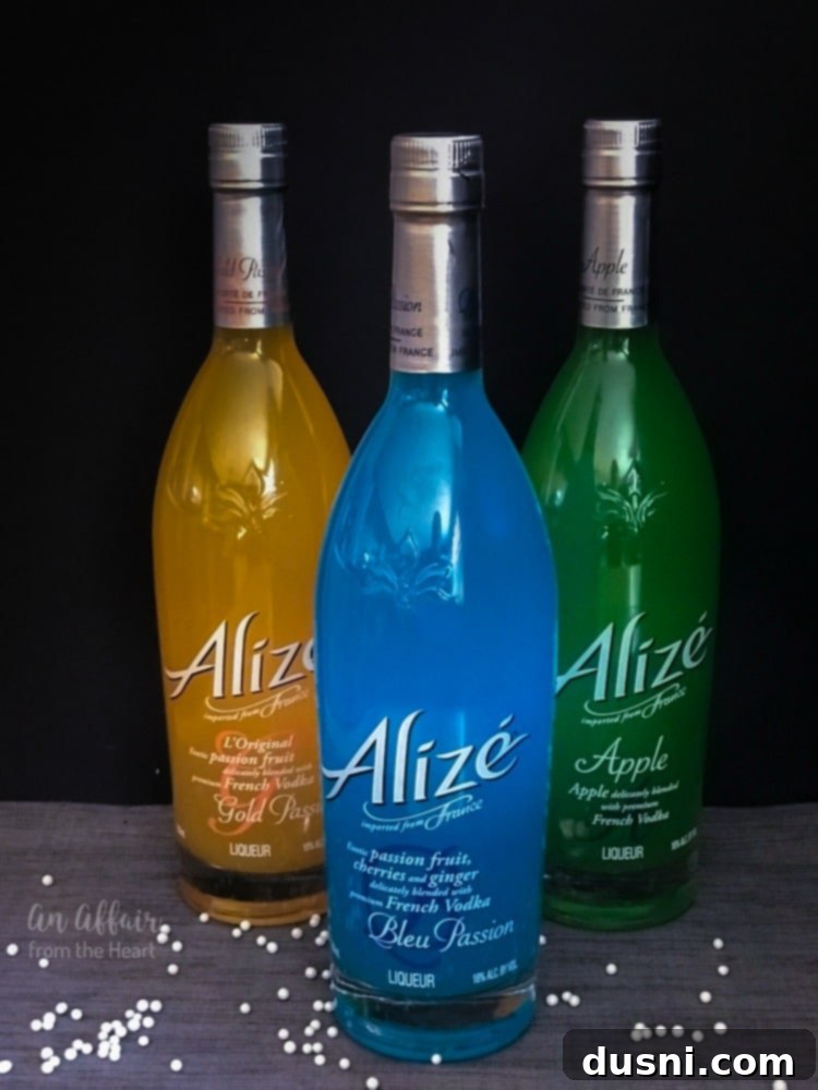 Ruby Apple Sparkler 6 Alizé Liqueur Bottles