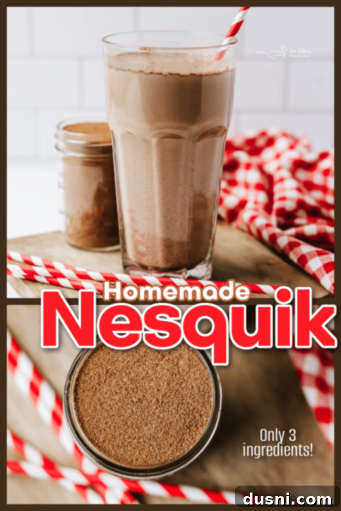 DIY Nesquik Chocolate Milk Mix 9 img 93967 8