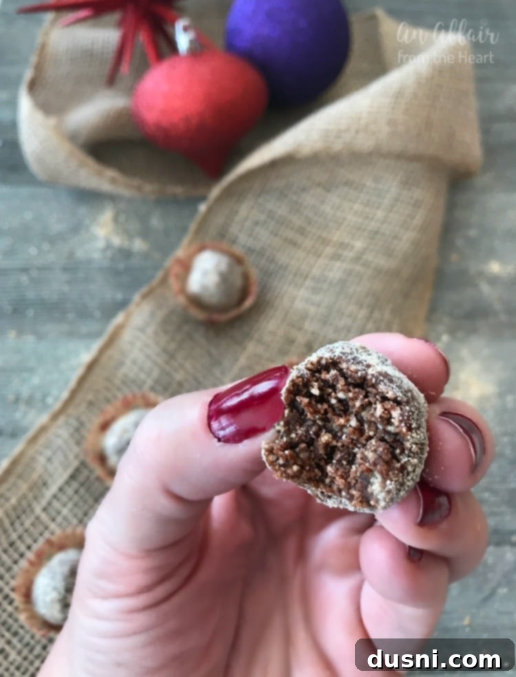 Decadent Mocha Rum Truffles 7 Mocha Rum Balls rolled in crushed vanilla wafers