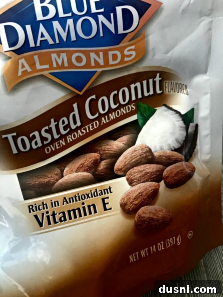 Decadent Mocha Rum Truffles 10 Toasted coconut almonds, an ingredient for Mocha Rum Balls