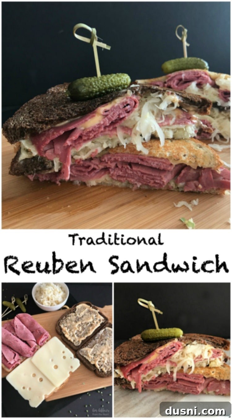The Legendary Reuben 20 Reuben Sandwich - An Affair from the Heart, full serving