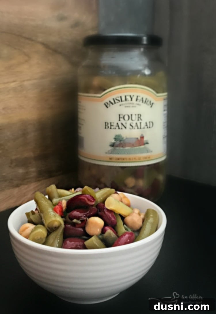 Paisley Farm Four Bean Salad - an essential ingredient for a versatile salad