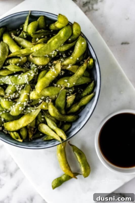 Air Fryer Edamame Beans
