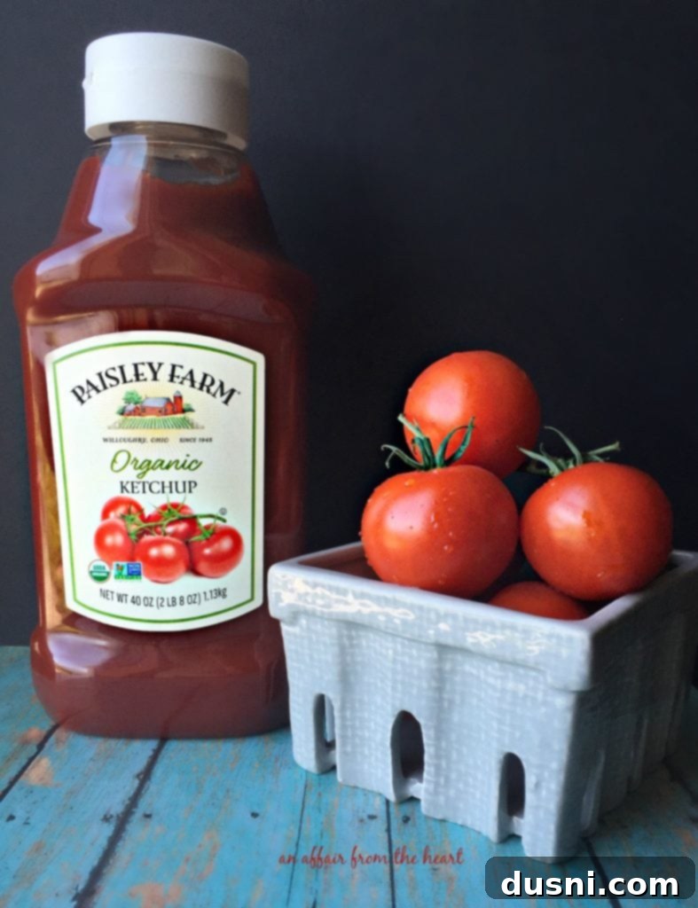 The Ultimate Guide to Perfect Burgers 8 Paisley Farms Organic Ketchup bottle
