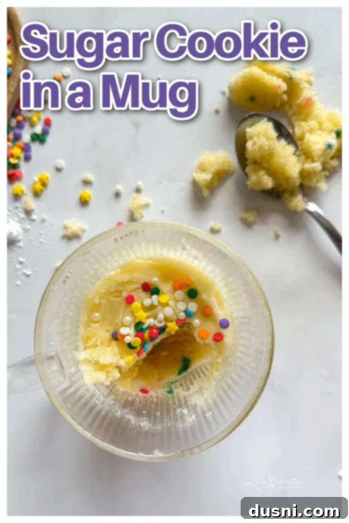 Sugar Cookie in a Mug is a treat!