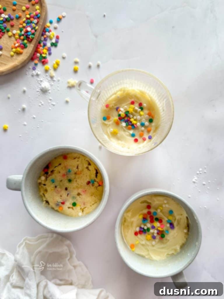 Easy Sugar Cookie in a Mug