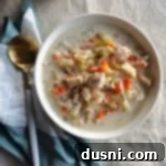 Slow Cooker Creamy Chicken and Sauerkraut Soup