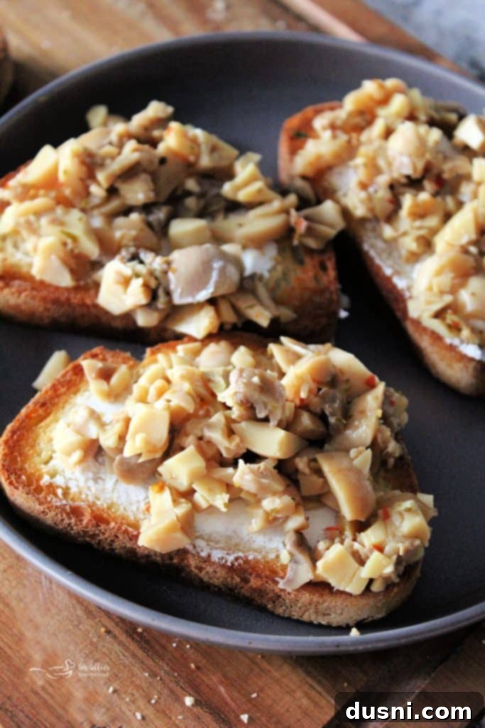 Goat Cheese on Toasted Bread