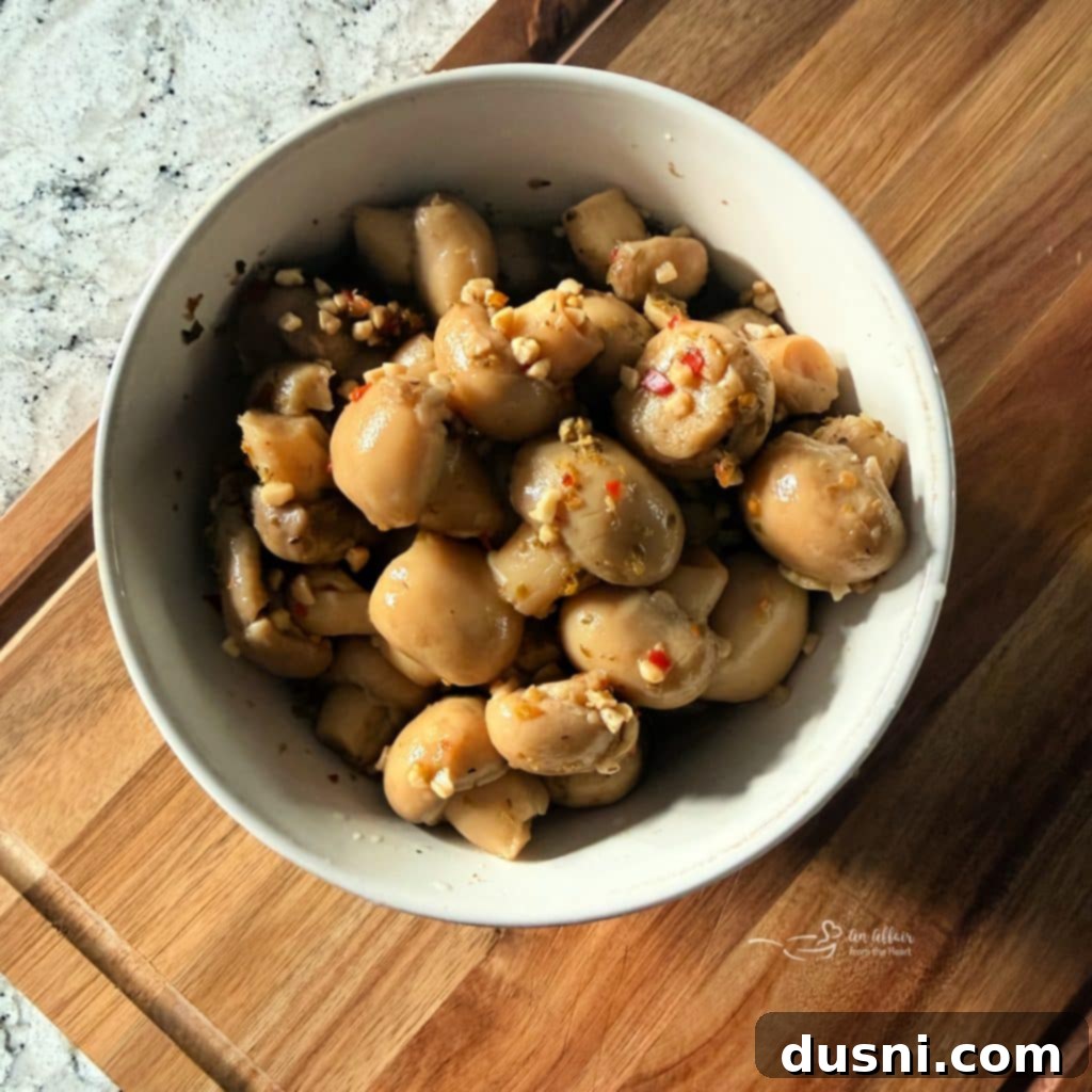 Flavorful Mushroom Bruschetta with Goat Cheese