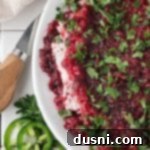 Cranberry Jalapeno Cream Cheese Dip