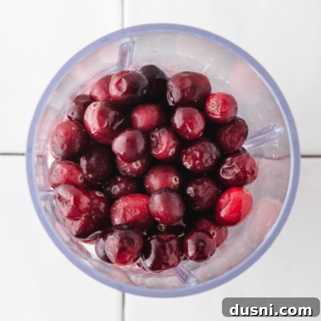 Making Cranberry Jalapeno Dip