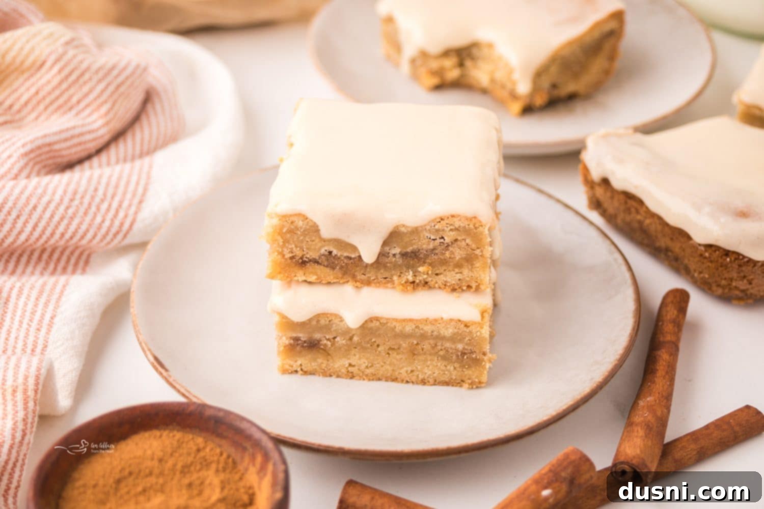 Overhead shot of Brown Sugar Cinnamon Pop Tart Bars