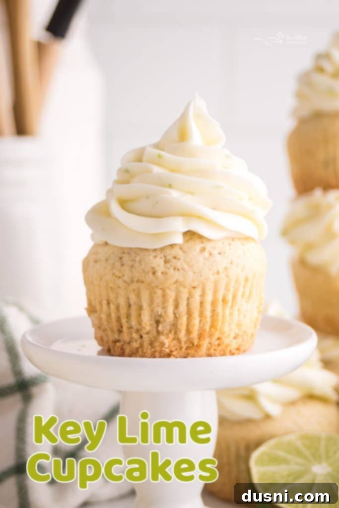 Frosting Key Lime Cupcakes