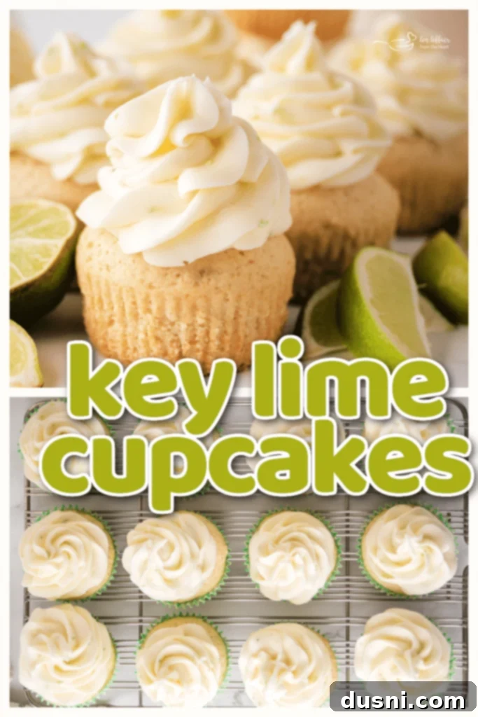 Key Lime Cupcakes in a Cupcake Liner