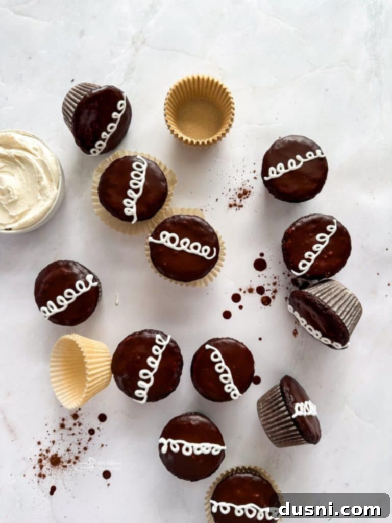 Homemade Hostess-Style Cupcakes 3 Cream Filled Homemade Hostess Cupcakes