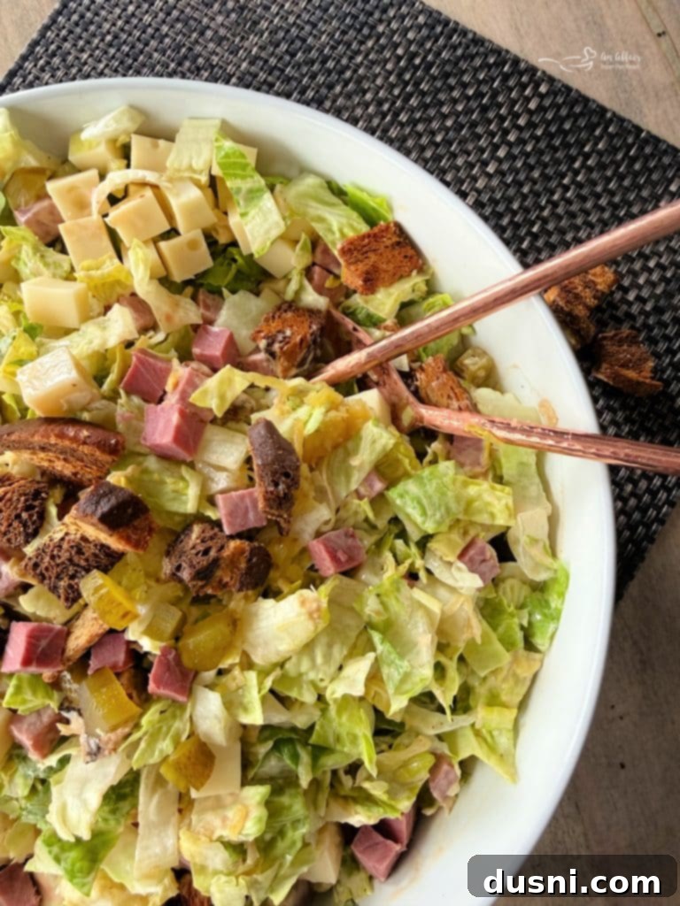 Reuben Chopped Salad 2 Reuben Chop Salad: A Delicious Twist on the Classic Sandwich