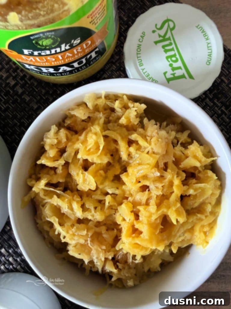 Reuben Chopped Salad 10 Top view of Reuben Chop Salad with ingredients